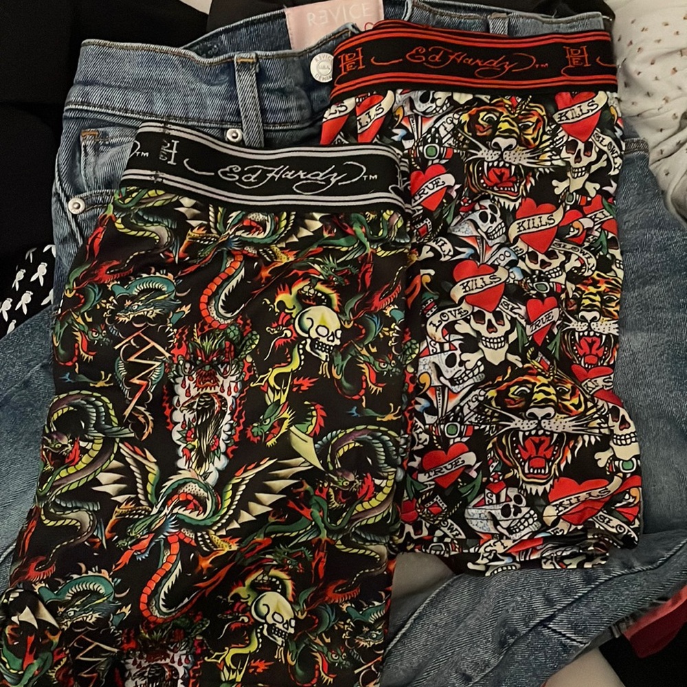 ED HARDY BOXERS NEVER WORN❤️❤️